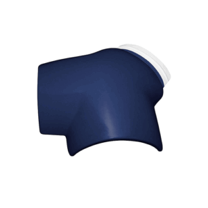 Wave Roof Tile Threeway Cobalt Blue