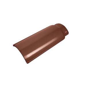 Wave Roof Tile - Ridge Burgundy